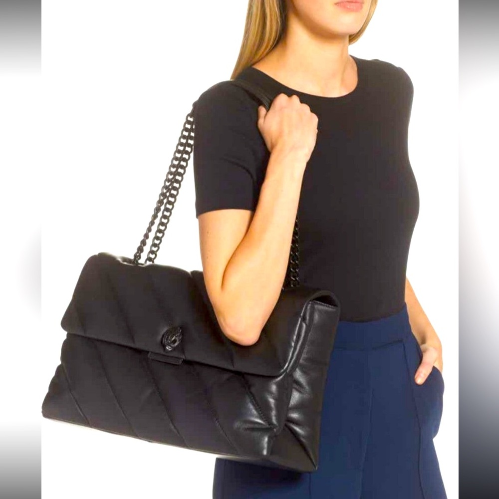 Kensington XXL Soho Drench Leather Shoulder Bag  Kurt Geiger